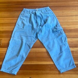 Light blue Free People pants.Size small but fit more like a size 8.